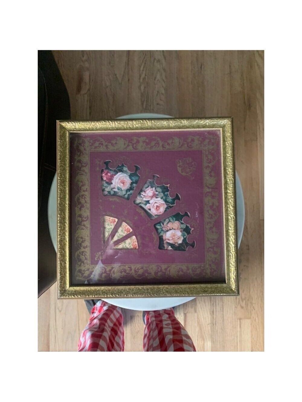 vintage 3-D decorative picture from 1970 or 1980